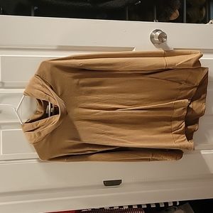 Tan long sleeves top